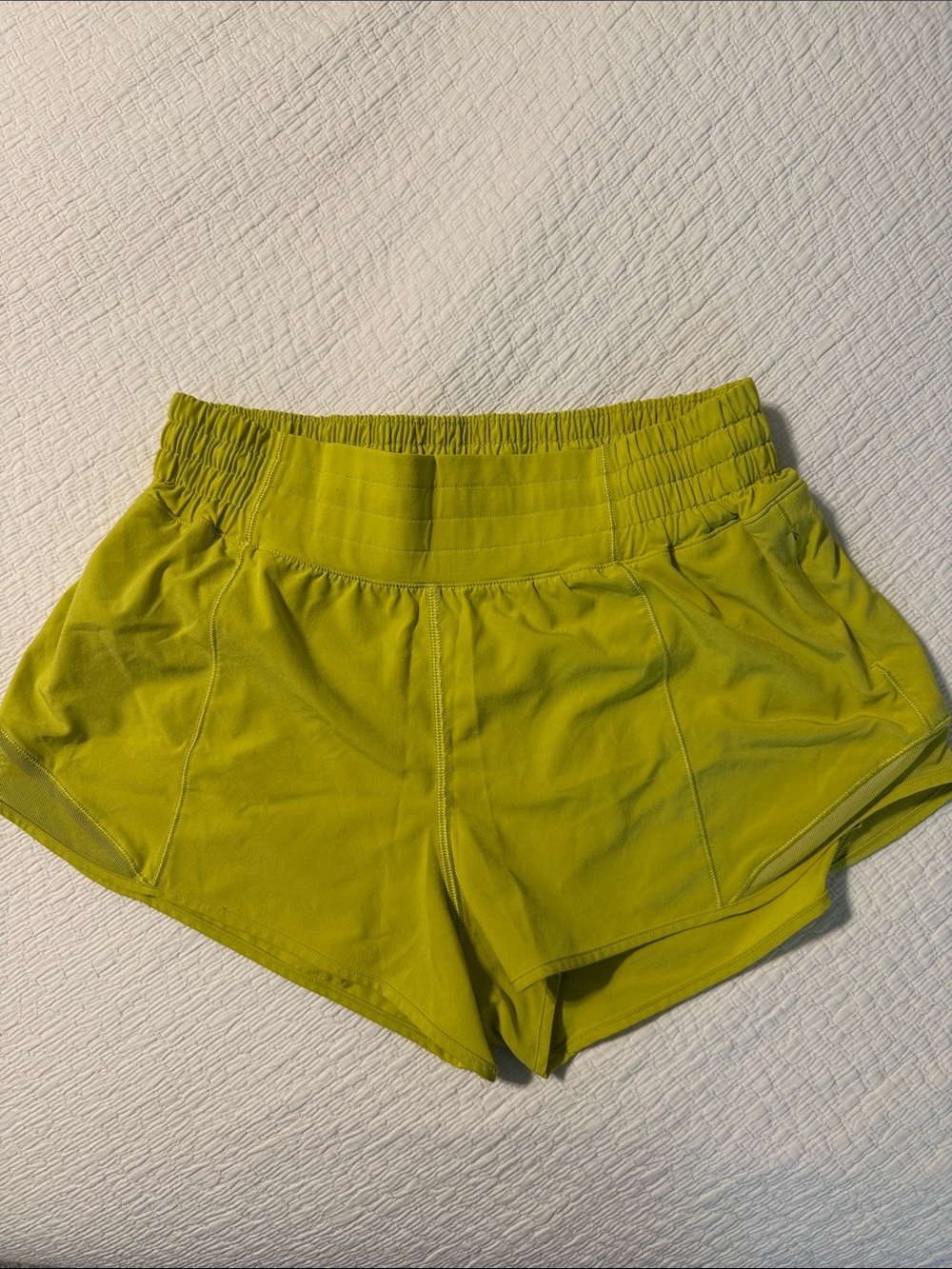 Lululemon Lime Green Athletic Shorts